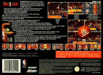 NBA Jam (Europe) (Rev 1) box cover back